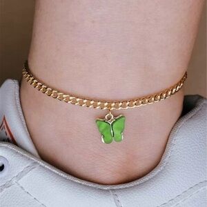 3/$30 💛 Butterfly Chain Anklet